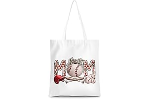 Personalized Baseball Mom Tote: The Perfect Gift for Moms on the Go!