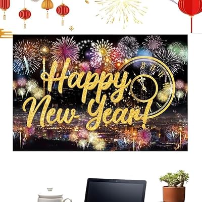 Lienzo de Año Nuevo 2026 - Banner de cuenta regresiva 2D, decoración de fiesta, exhibición de eventos festivos | Banner de Año Nuevo, escena de celebración, final de fiestas corporativas | Ya disponible en tu tienda friki favorita! En mundofriki.es! Lienzo de Año Nuevo 2026 - Banner de cuenta regresiva 2D, decoración de fiesta, exhibición de eventos festivos | Banner de Año Nuevo, escena de celebración, final de fiestas corporativas | Ya disponible en tu tienda friki favorita! En mundofriki.es!