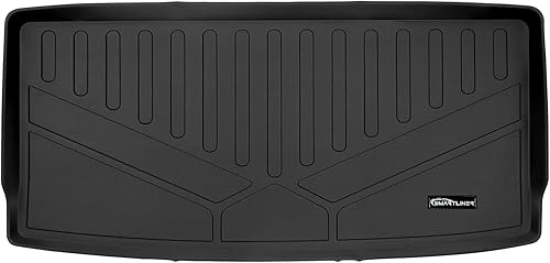 Miniatura 24 de SMARTLINER Juego de alfombrillas de 3 filas y de carga para todo tipo de clima, ajuste personalizado detrás de la segunda fila, compatible con Jeep