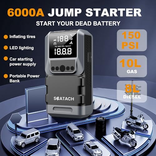 6000A Car Jump Starter