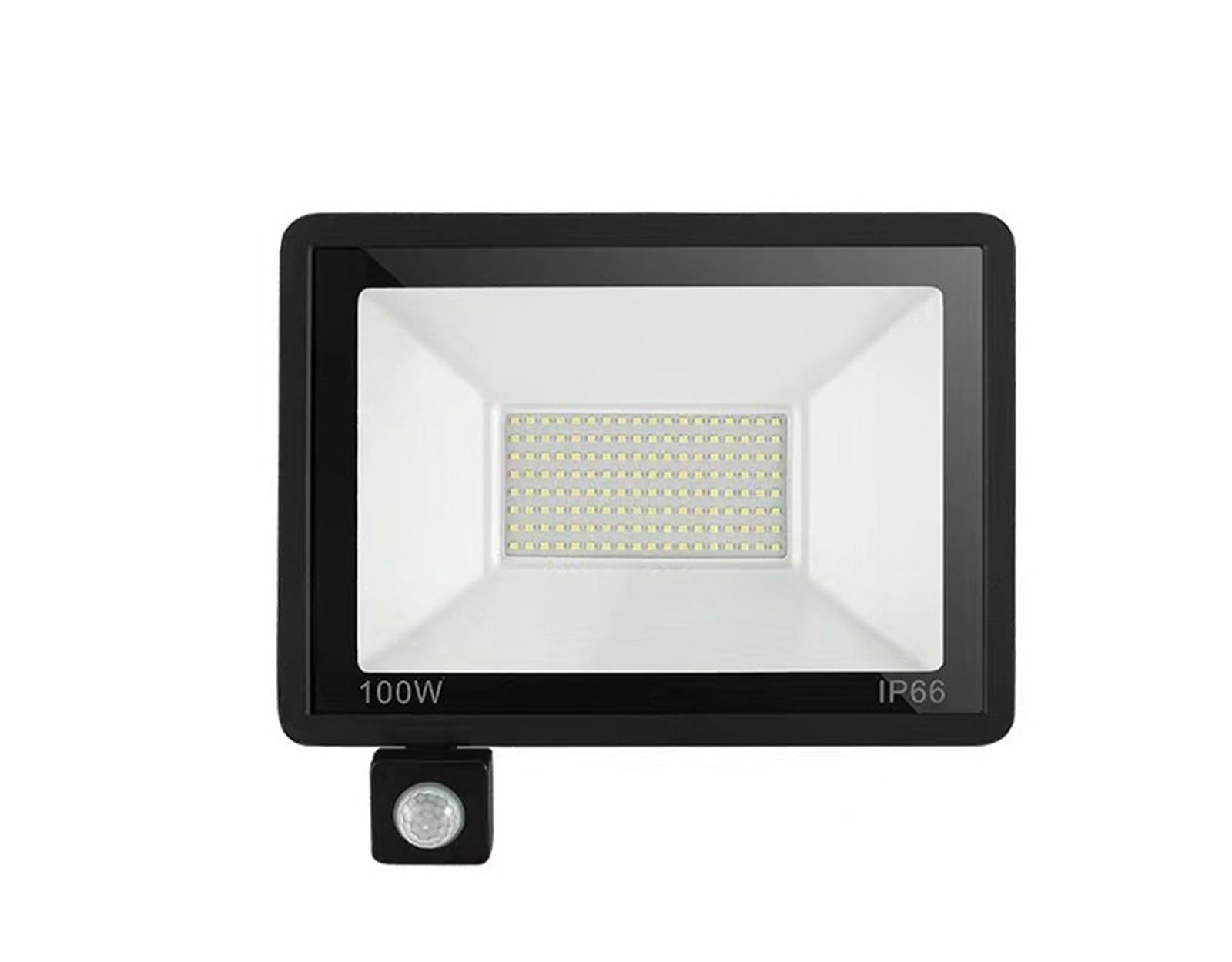 Proiettore per esterni, Faretto LED Con Sensore Di Movimento, For Esterni, 10W, 20W, 30W, 50W, 100W, IP66, Impermeabile, Illuminazione Da Giardino, Lampione(100 W)