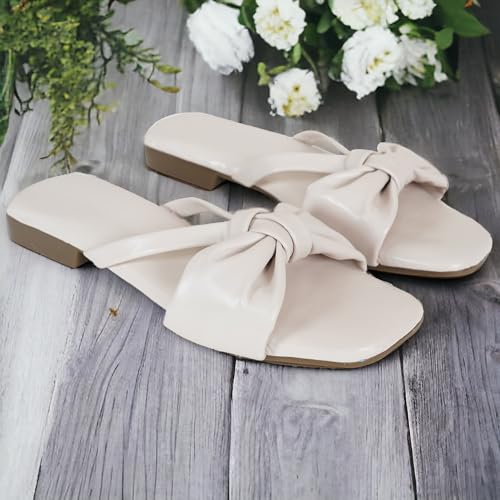 Image of DFR Women Casual Cushioned Flat Slippers Woman