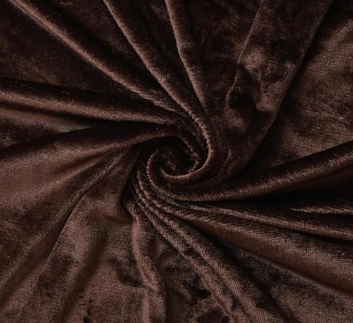 Image of Sands Premium Ultra Soft Woollen Pillow Cover Set of 2 for Winter with Zipper Closure, Cozy Pillow Case Perfect for Warmth, Flannel Warm Pillowcases, King size-18X28 Inches (Chocolate)