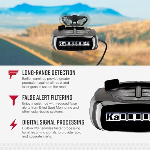 Image of Cobra RAD 480i Radar Detector & SC 201 Smart Dash Cam + 2.5A OBD Port to Micro USB DIY Easy Hardwire Kit: Long Range Rapid Radar Detection, Full HD 1080P Video + 16GB SD Card, Built-in WiFi & GPS