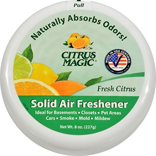 Citrus Magic Air Freshener - Odor Absorbing - Solid - Fresh Citrus - 8 oz