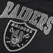 FOCO Las Vegas Raiders NFL Womens Rhinestone Logo Oversized V-Neck Mesh T-Shirt - M