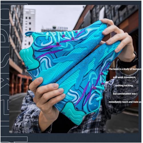 Didopery Men'S Lace Up High Top Basketball Shoes Chinese Style Breathable Non Slip Outdoor Sneakers Cushioning Workout Shoes For Fitness Training Athletic thumb #3