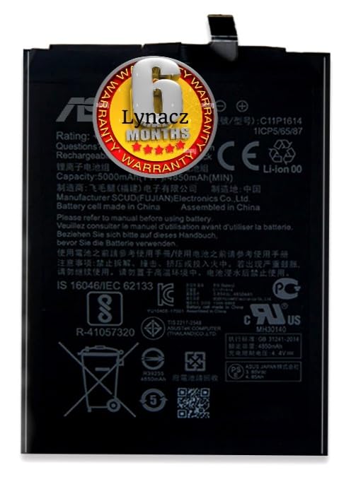 Image of Original C11P1614 Battery Compatible with Asus 3S Max 5.2 ZC521TL XGD