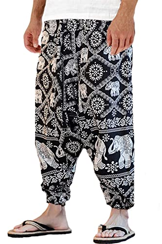 Progettato in modo elaborato: il pantalone casual ha una cintura elastica con coulisse interna regolabile e due tasche laterali.