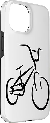 Vista 12 de iPhone 12 mini BMX Bike Drawing BMX Cyclist Bike Motocross Case