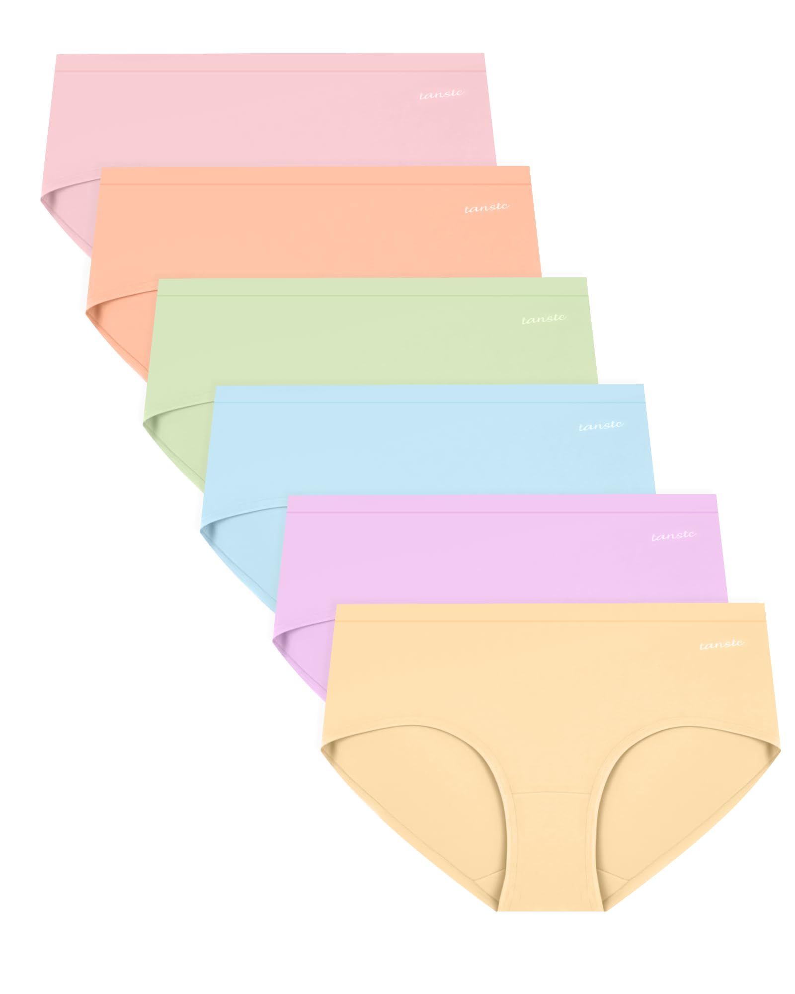 Womens Underwear Multipack - Soft and Stretchy Ladies Knickers Comfortable Cotton Pants for Women, Ideal for Daily Wear (Pack of 6) — view 12