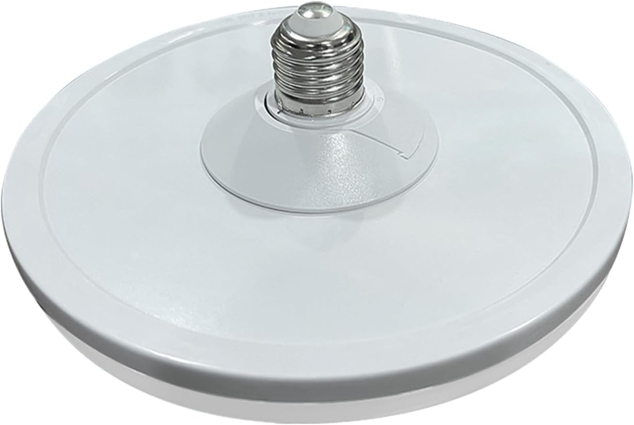 Pilipane LED Flying Saucer Light High Power Super Bright Energy Saving Hallway Light Bulb for Home Use Screw Socket E27 White Color 18W 24W 36W 50W 70W (36W)