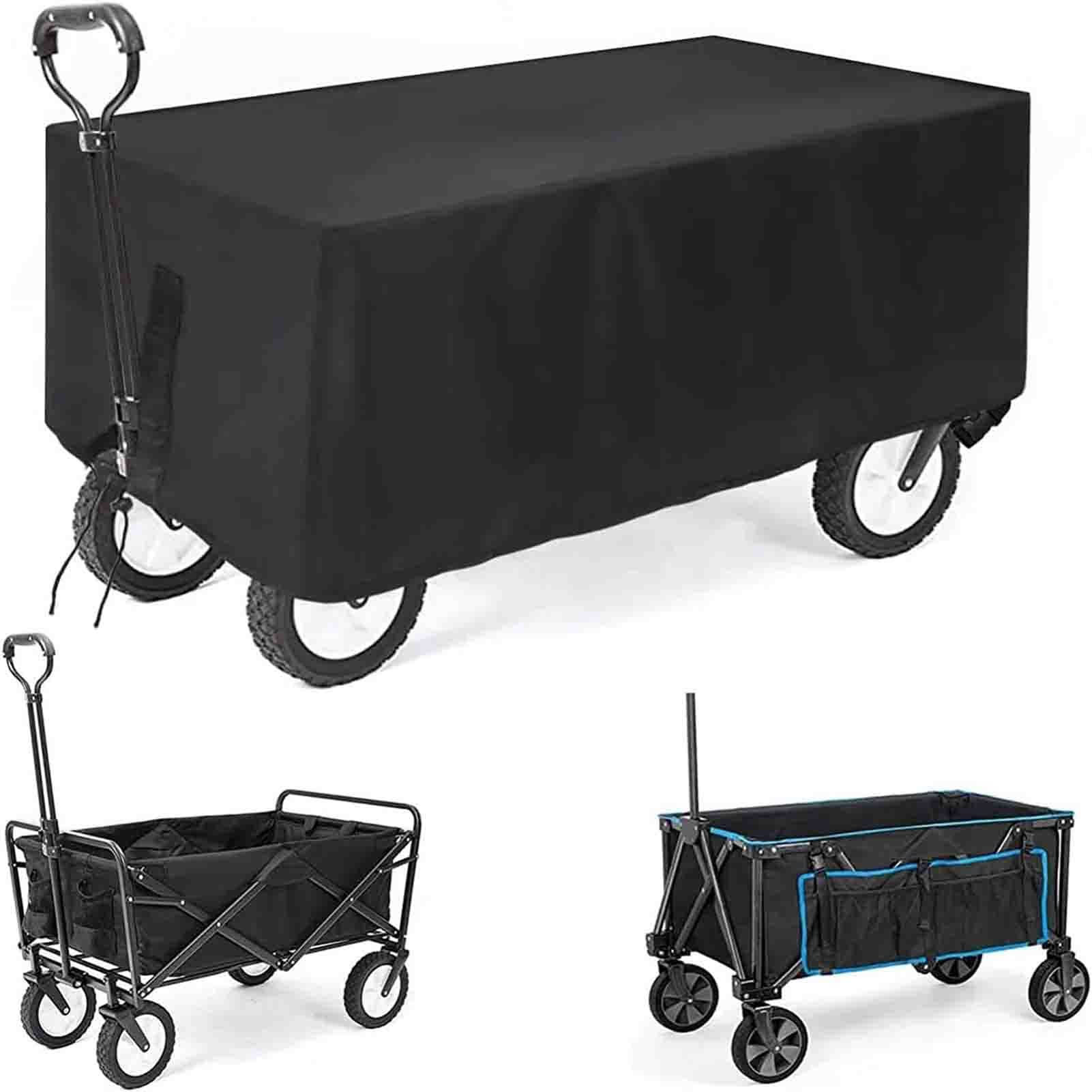Housse étanche Pour Chariot De Jardin 137x56x61cm - Oxford 210D - Cordons De Serrage - Transport Plage
