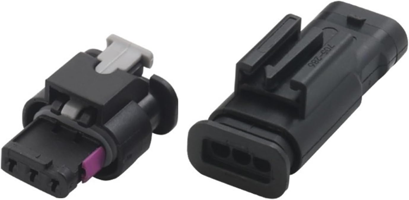 automotive connectors 3 Pin Electronic Automotive Connector 1718653-1 For 4F0973703A 4F0973703 easy replacement(3p male,20 sets)