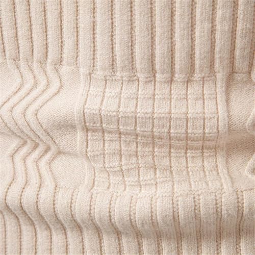 Men's Turtleneck Sweater Solid Color Pullover Knitted Warm Casual Outdoor Top3