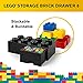 Room Copenhagen, LEGO Brick Drawer - Stackable Storage and Décor - Brick 8, Black