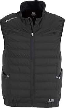   黒 ダウンベスト Amazon.co.jp: 4000 Men's Uniform [ボルトクール] G-7729 空調