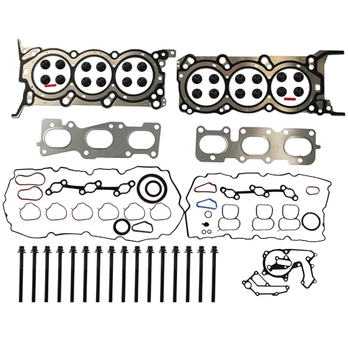 Image of G6DH 3.3L Engine Rebuild Overhaul Kit w /Timing Chain Kit VVT Head Gasket Set Piston Kit Fit for Kia Sorento Sedona Cadenza Hyundai Santa Fe Azera 2011-2019 HSS4761A ES72366 222113C810 23122-3C400