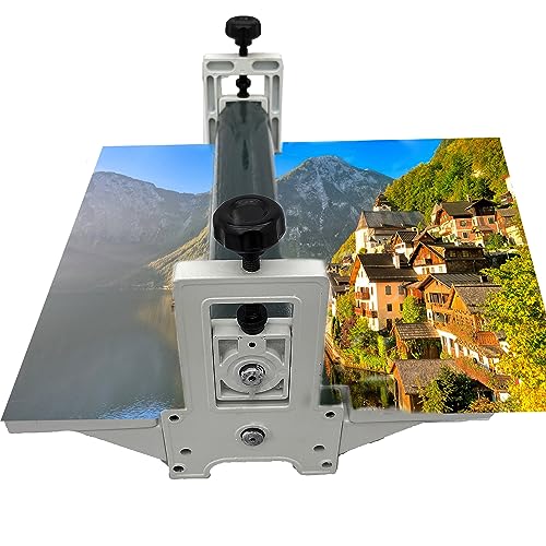 HQHAOTWU Cold Laminating Machine Manual Cold Roll Laminator 25Inch Hand Crank Pressure Cold Laminator Manual Vinyl Photo Film Cold laminator for Photo Poster Laminating