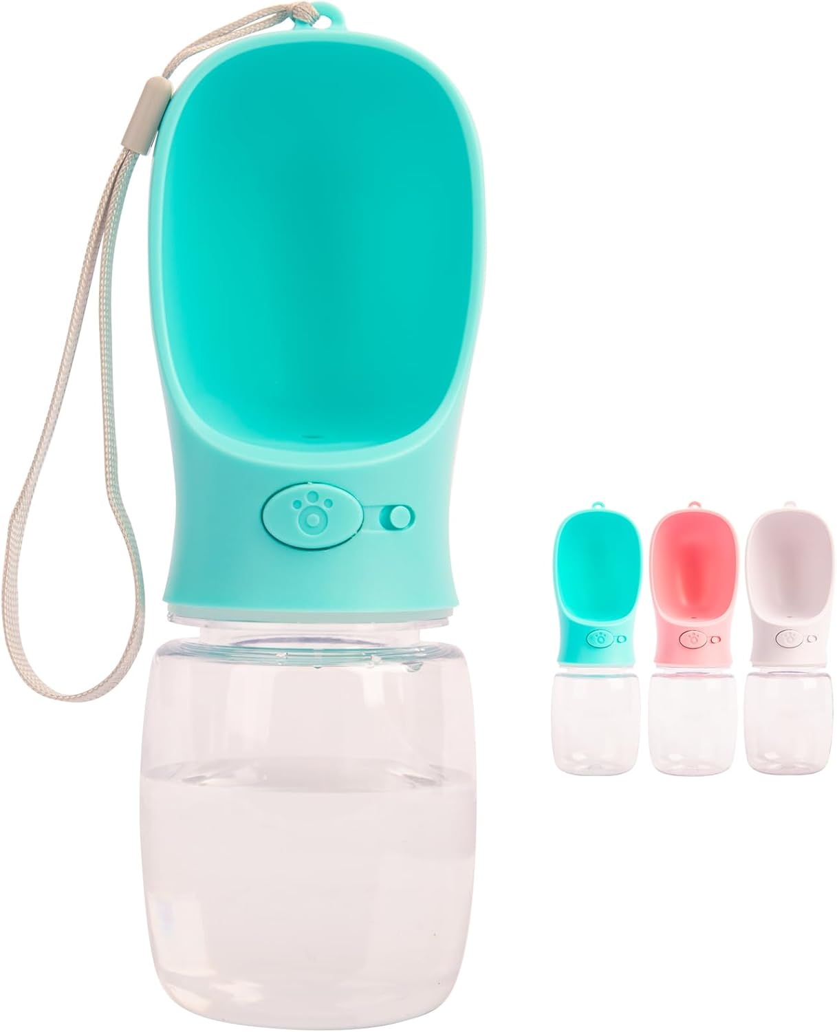 Portable Dog Water Bottle 350ml | Travel Feeder for Dogs (Green) Portable Dog Water Bottle 350ml | Travel Feeder for Dogs (Green)