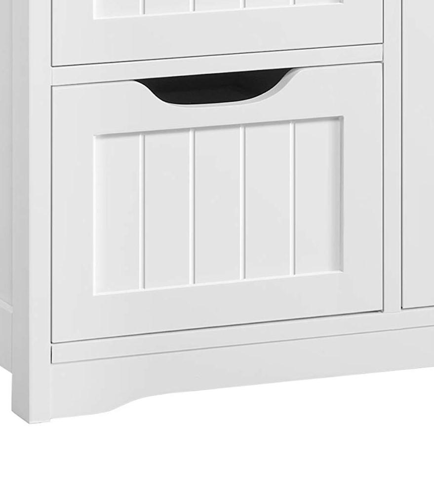 Amazon.com: Yaheetech Wooden Floor Cabinet, Side Storage Organizer