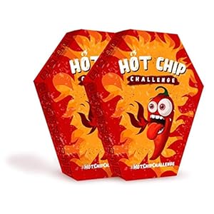 Hot Chip Challenge Box – Carolina Reaper Chili – Tortilla-Chip extrem scharf (2 Stück)