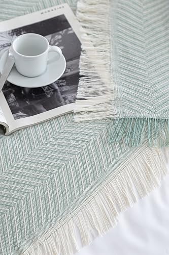 Miniatura 4 de Todocama - Colcha Multiusos Sofa, Manta Foulard, Plaid Para Cama, Cubresofa Cubrecama, Jarapas, Fabricado En España, Espiga. 230x260cm, Verde .