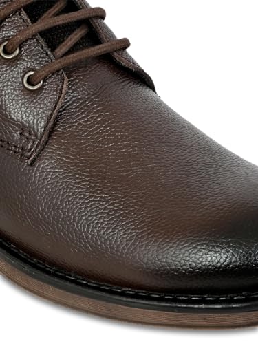 Image of Allen Cooper Genuine Premium Leather Luxury Memory Foam High-Top Ankle Boots Shoes For Men(962|Black|Size-6,7,8,9,10)