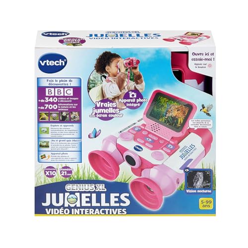 VTech Genius Jumelles Vidéo Interactives Jumelles Enfant 10x21 avec Écran Couleur Photos et Vidéos de la BBC Jouet Scientifique Éducatif Cadeau Enfant Dès Contenu en Français - vue 7