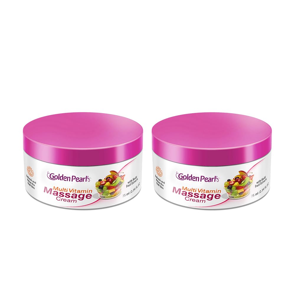Golden Pearl Multi Vitamin Massage Cream 75ML (Pack of 2)