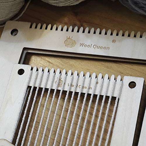 image for Wool Queen Hand U Journey Rectangle Weaving Loom Kit 7.9''x11.8'' and 