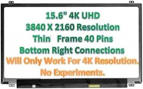 LTN156FL02-L01 LCD Slim Screen 4K UHD 3840X2160 40PIN New Grade A for Lenovo Y50-70 15.6"