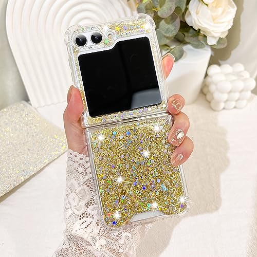 Coque Samsung Z Flip 6 femme antichoc étui souple paillettes brillantes LSL