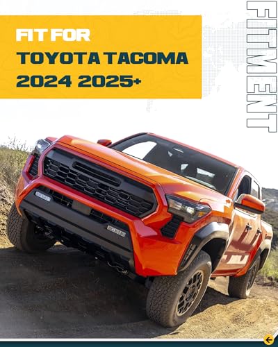 Image of Trumgeta Pair All Black Rear Bumper Crossmember End Caps for 4th Gen Toyota Tacoma Accessories 2024 2025 2026 Waterproof Rubber Stopper Cover Protection