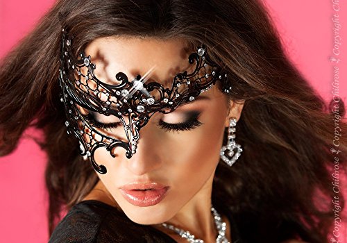 Masque sexy en dentelle noire pour sublimer votre regard en soirée