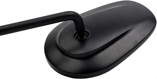 Miniatura 5 de Minho Espejo retrovisor de motocicleta HD para Harley SportsterDyna GlideSoftailRoad KingElectra Glide 1982-2023, 1 par negro