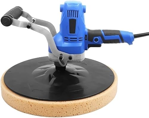 Miniatura 2 de Pulido eléctrico de la pared del cemento de la paleta del mortero de 850W,Limpiaparabrisas Ø410mm,Lijadora de mortero de hormigón 50-100rpm,Máquina