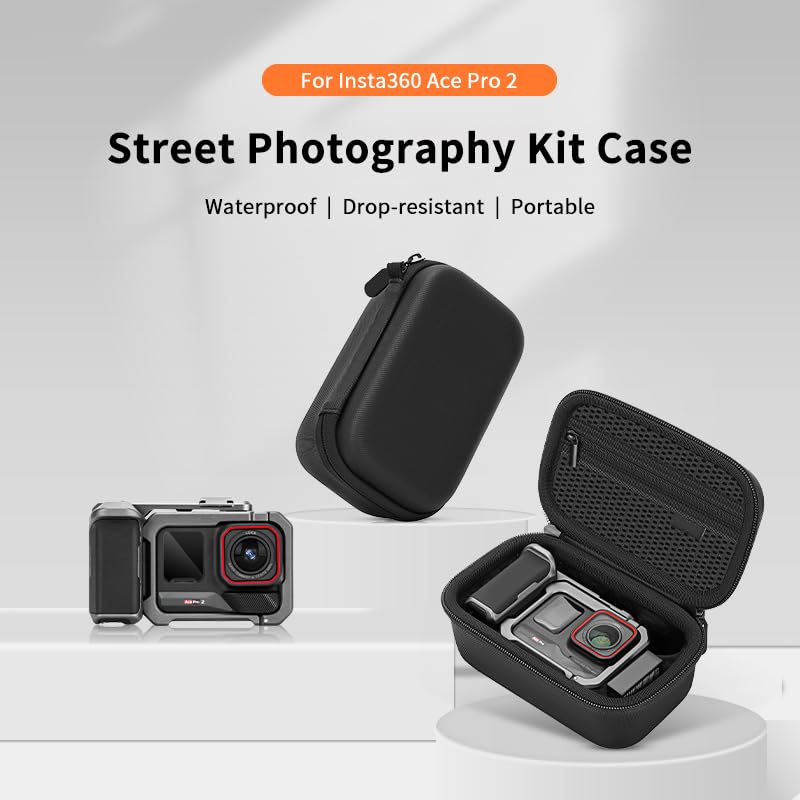 Maleta transportadora para Insta360 Ace Pro 2 negra miniatura 3