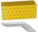 HELLA 2PF 013 325-011 Positionsleuchte - Begrenzungsleuchte - Anhänger - Wohnwagen - Shapeline Style Wing - LED - 24/12V - geklebt/Anbau - SAE/ADR/GGVS - Stecker: AMP - vorne links