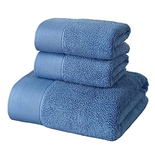 Juego de toallas de baño de algodón con tamaño aumentado ideal para adultos