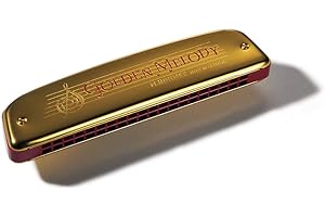 Hohner Golden Melody Tremolo Harmonica, Key of C, Gold