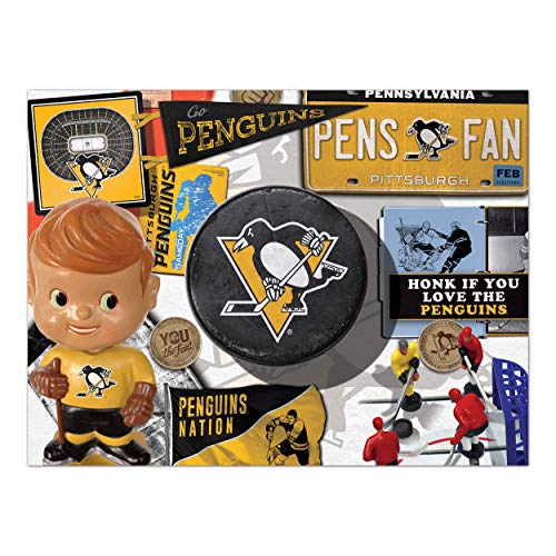 Image of YouTheFan NHL Pittsburgh Penguins Retro Team Large Puzzle