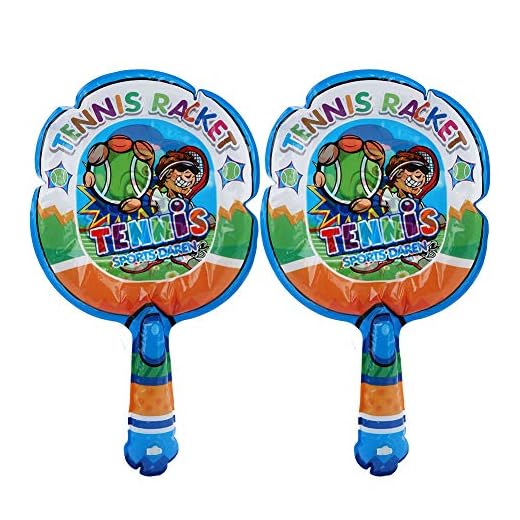 2pcs Light Weight Inflatable Badminton Racket Set, for Children Playing Ball, Nylon Material, 40 * 24cm Size