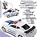 Toysery Transforming Robot Police Car Toy with Lights - Smart Police Car to Robot Toy for Kids and Toddlers, Bump and Go Action, Perfect for Boys Ages 3-5