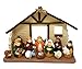 One Holiday Way Medium Size Kids Christmas Nativity Scene with Creche, Set of 12 Figures