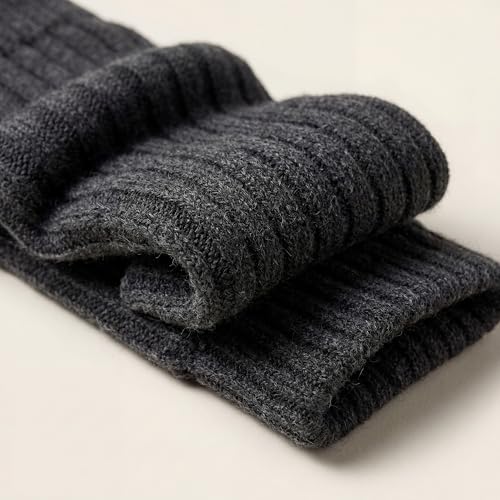 Image of Women's Cable Knit Leg Warmers - Ribbed Knee High Boot Socks for Winter, Layering & Dance Warmups