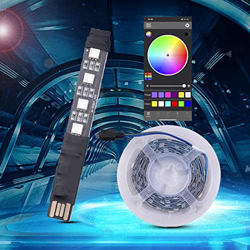 Luces LED para dormitorio con controlador de luz Control remoto ajustable PCB cambio de color BT teléfono LED controlador para sala de Navidad hogar (controlador LED) Cover