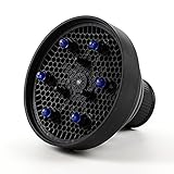 Compatible con la mayoría de secadores de pelo: El diámetro de este difusor de secador de pelo es de 5,2 cm, por lo que es apto para la mayoría de secadores universales, ya sea para uso doméstico o profesional.