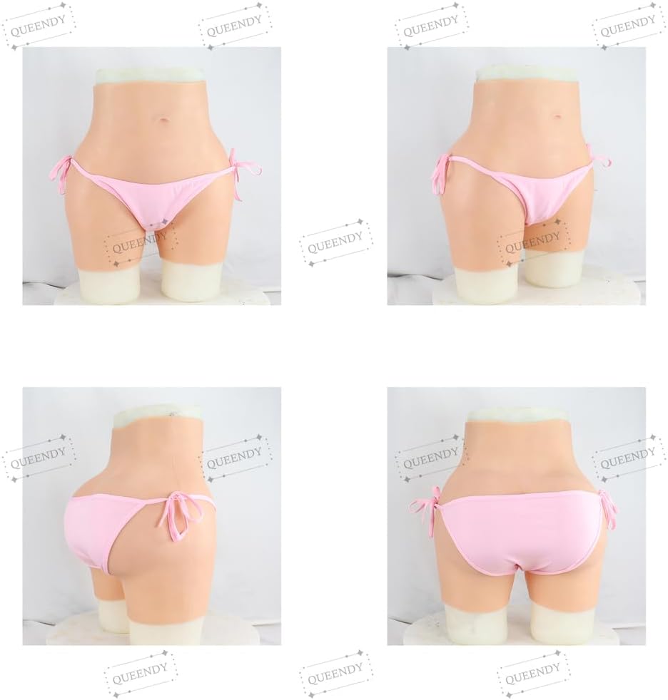 Crossdressers Silicone Vagina Panties Shemale False Pussy Shorts Hips Lifter Realistic Sissy Boxer Briefs for Shemale