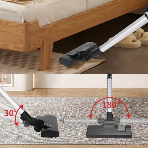 AIGOSTAR Handstaubsauger Aufrechtsauger 4-in-1 Kabelgebundene Staubsauger Leicht Bürststaubsauger